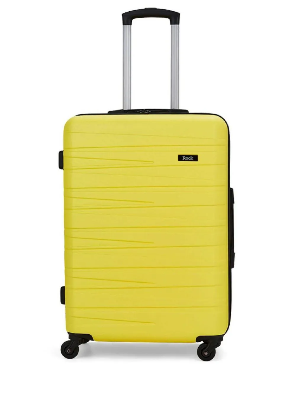 Hot Rock Luggage Medium Seattle Suitcase Yellow