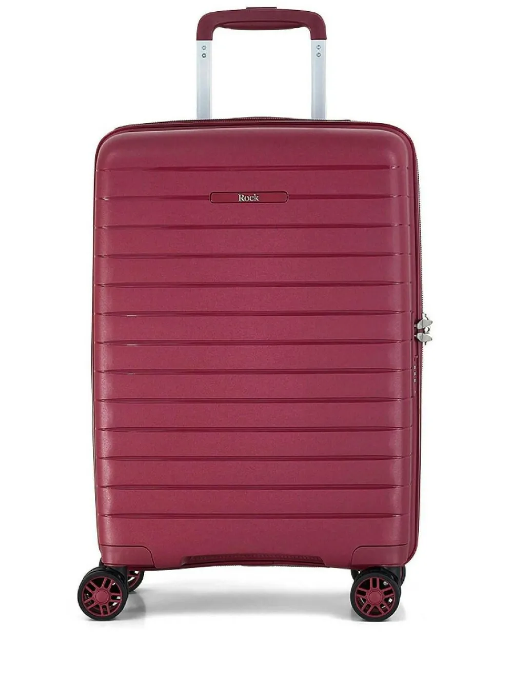 Discount Rock Luggage Palma Cabin Suitcase Burgundy