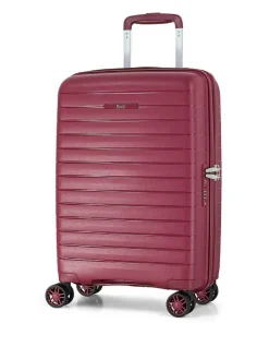 Discount Rock Luggage Palma Cabin Suitcase Burgundy