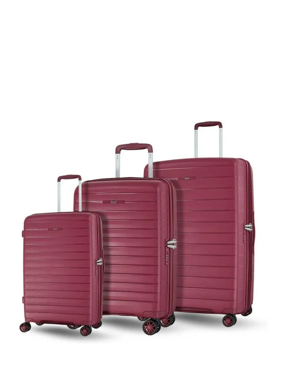 Rock Luggage Palma Suitcases Set 3 Piece^Women Luggage