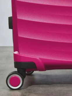 Hot Rock Luggage Sunwave Cabin Suitcase Pink
