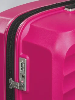 Hot Rock Luggage Sunwave Cabin Suitcase Pink