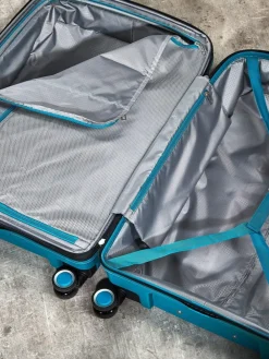 Hot Rock Luggage Sunwave Large Suitcase Blue