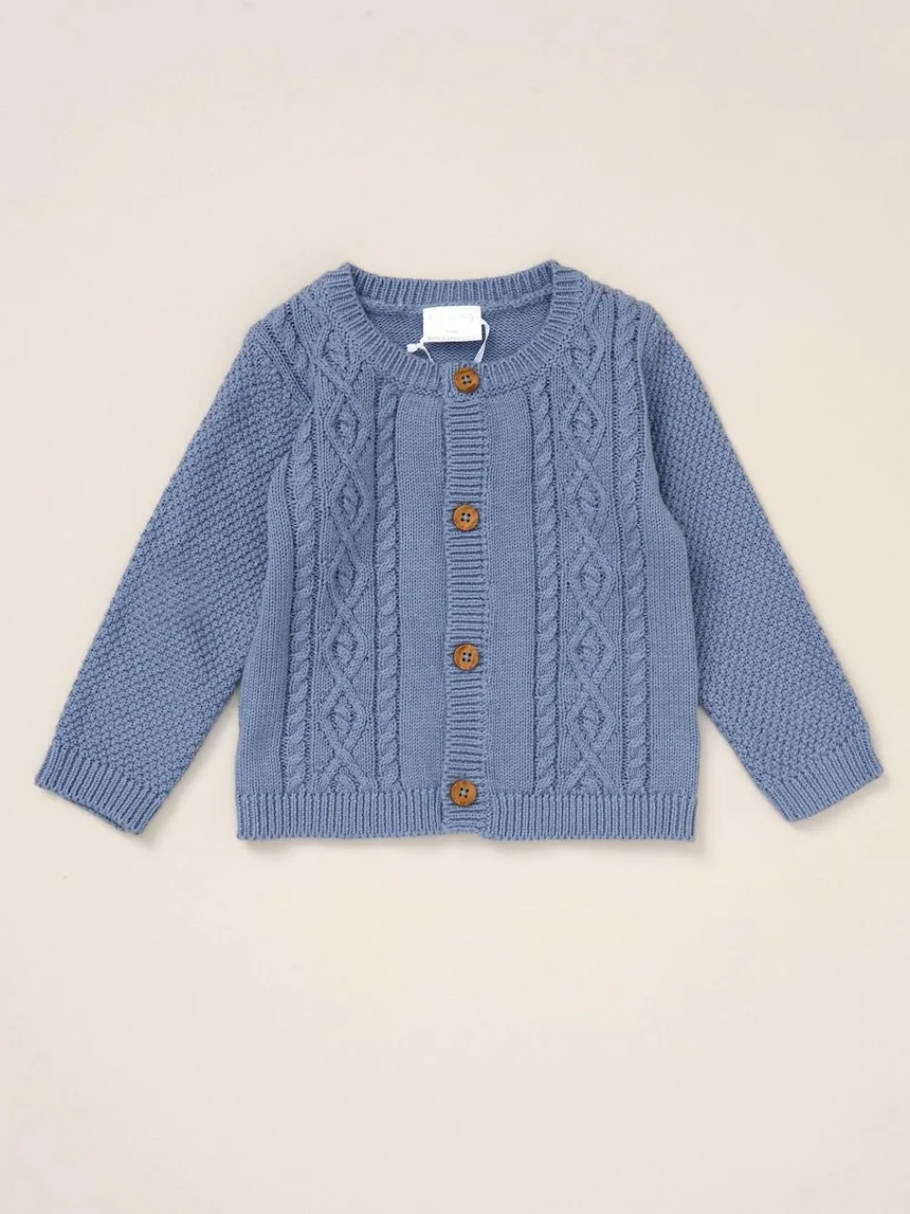 Rock-A-Bye Baby Boutique Blue True Knit Cardigan, Trousers Outfit Set^BOY Knitwear|Knitwear