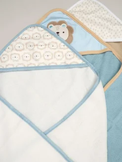 Rock-A-Bye Baby Boutique Hooded Towels 3 Pack^ Towels & Bathmats