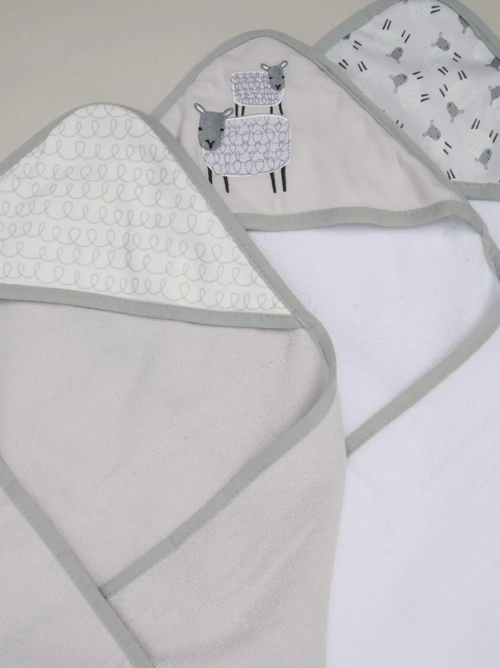 Best Rock-A-Bye Baby Boutique Hooded Towels 3 Pack