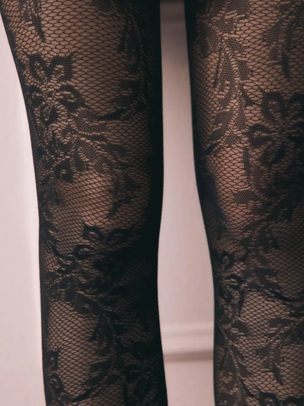Rockett St George Black Floral Tights^Women Socks & Tights
