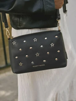 Rockett St George Black Icon Stud Cross-Body Bag^Women Bags
