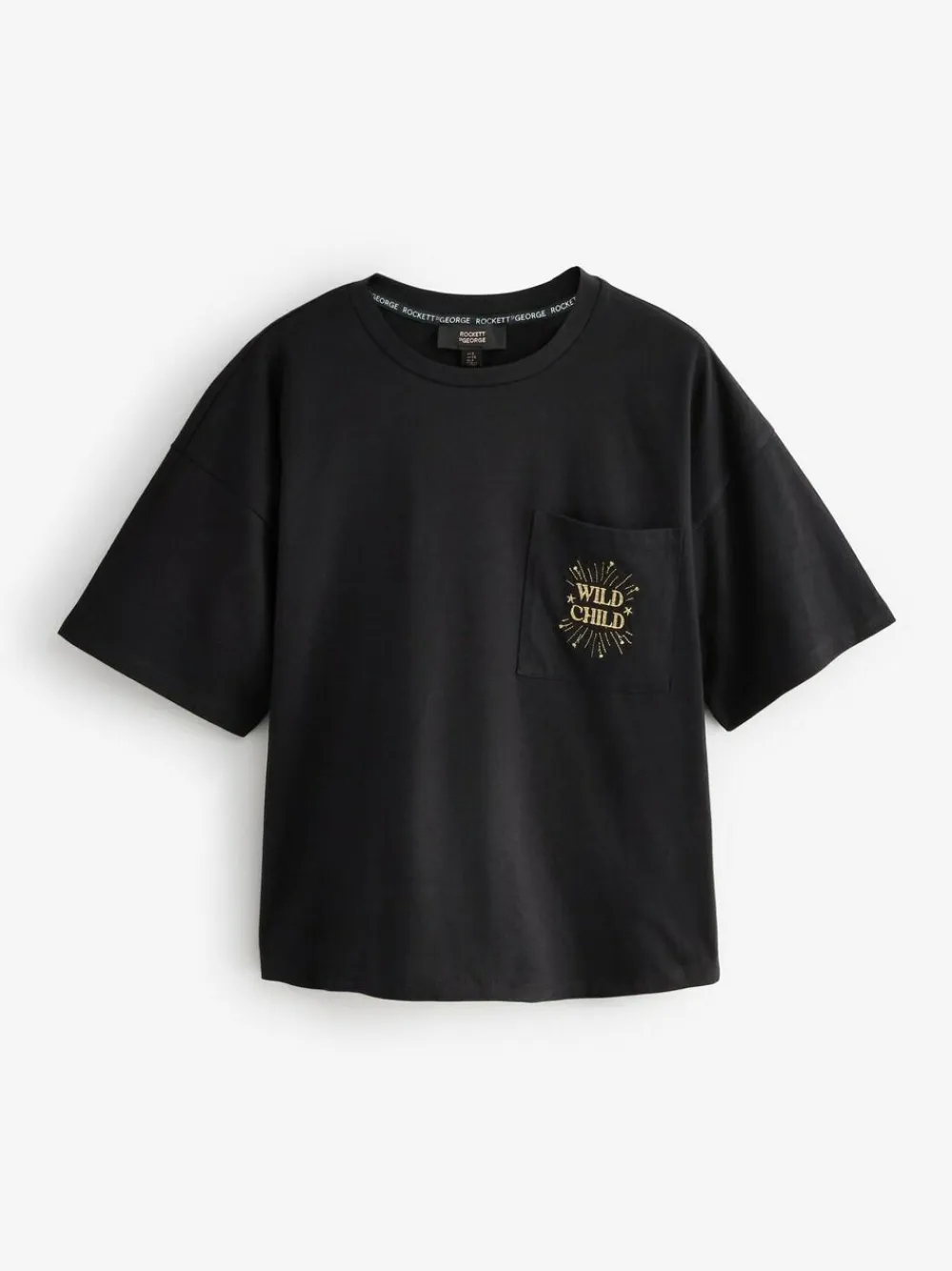 Rockett St George Black T-Shirt Short Pyjamas Set^Women Pyjamas|All Night & Lounge