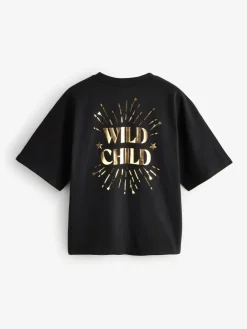 Rockett St George Black T-Shirt Short Pyjamas Set^Women Pyjamas|All Night & Lounge