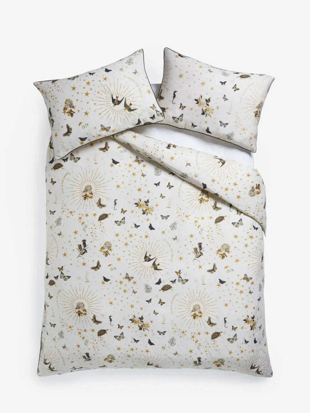 Rockett St George Jane's Rose Floral 200 Thread Count Duvet and Pillowcase Set^ Branded Bedlinen|Childrens Bedding