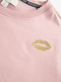 Rockett St George Khaki Green Lips Jersey Pyjamas^Women All Night & Lounge|Pyjamas