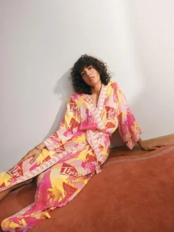 Rockett St George Multi Ibiza Sunset Robe^Women Bathrobes