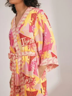 Rockett St George Multi Ibiza Sunset Robe^Women Bathrobes