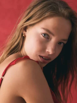 New Rockett St George Red/White Polka Dot Heart Cami Shorts Set Pyjamas