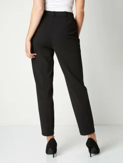 Online Roman Tall Originals Straight Leg Tapered Trousers Black
