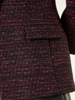 Roman Pink Boucle Jersey Blazer^Women Blazers