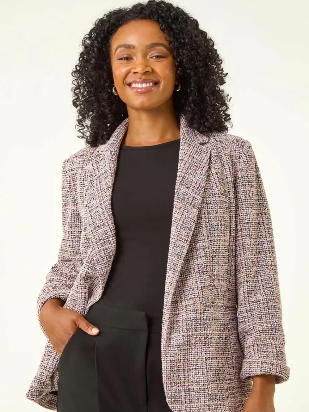 Roman Petite Boucle Stretch Blazer^Women Blazers|Suits & Tailoring