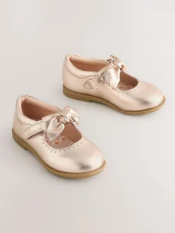 Next Bow Leather Touch Fastening Shoes^ Shoes
