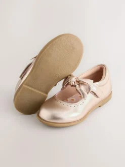 Next Bow Leather Touch Fastening Shoes^ Shoes