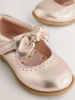 Next Bow Leather Touch Fastening Shoes^ Shoes