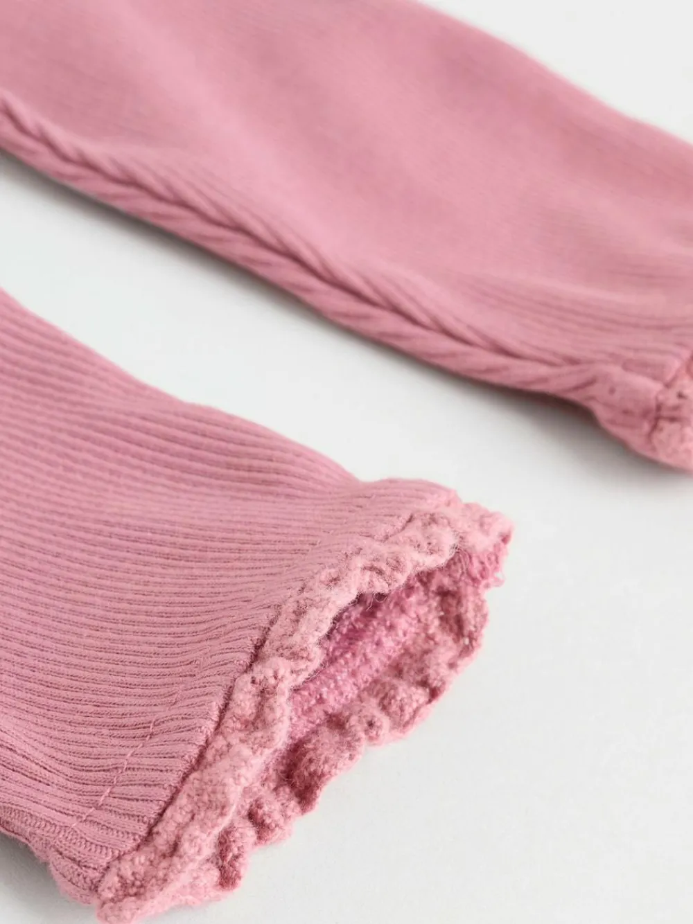 Next Rose Pink Long Sleeve Baby Top and Leggings 2 Piece Set (0mths-2yrs)