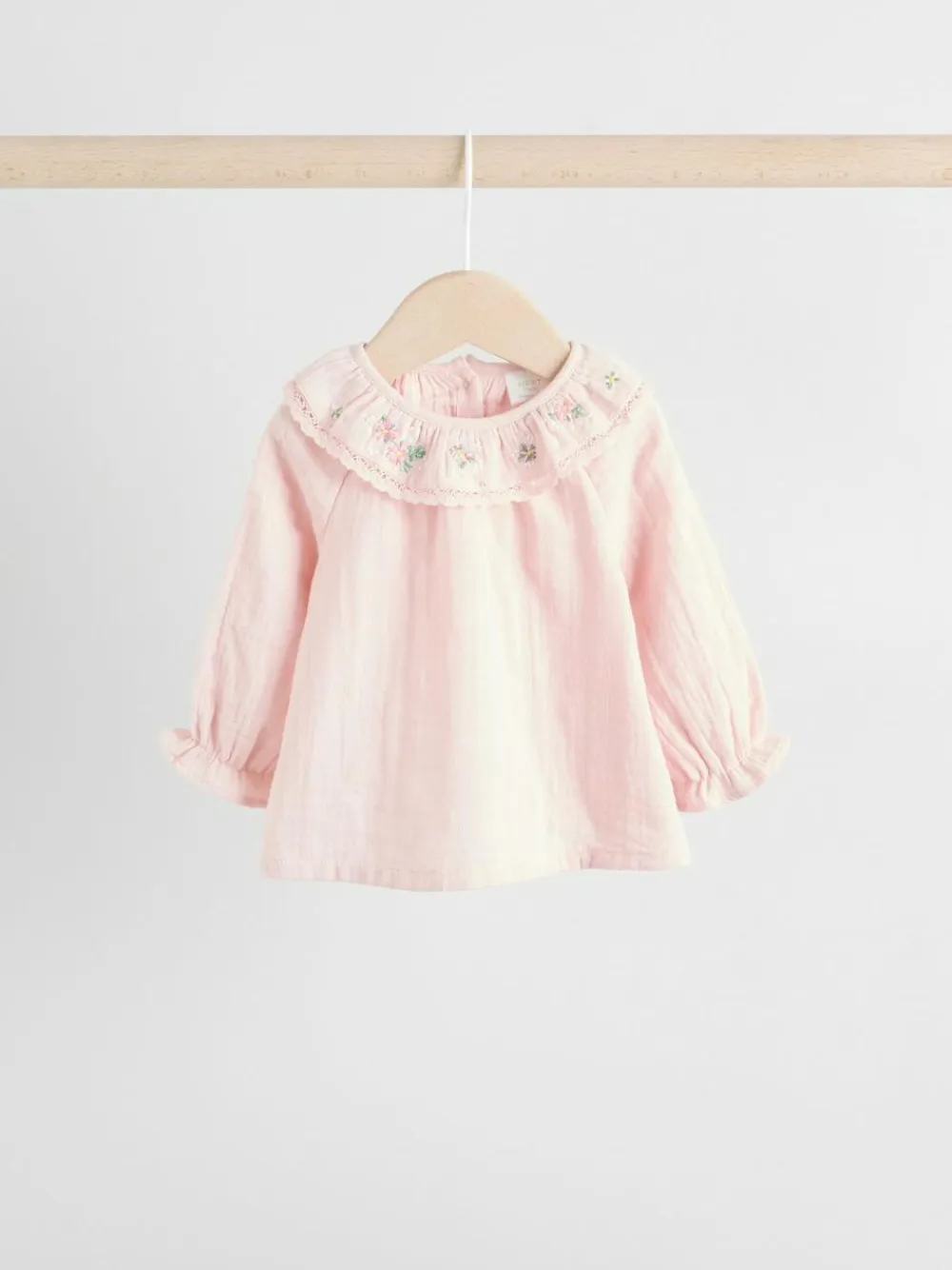 Next Rose Pink Long Sleeve Baby Top and Leggings 2 Piece Set (0mths-2yrs)