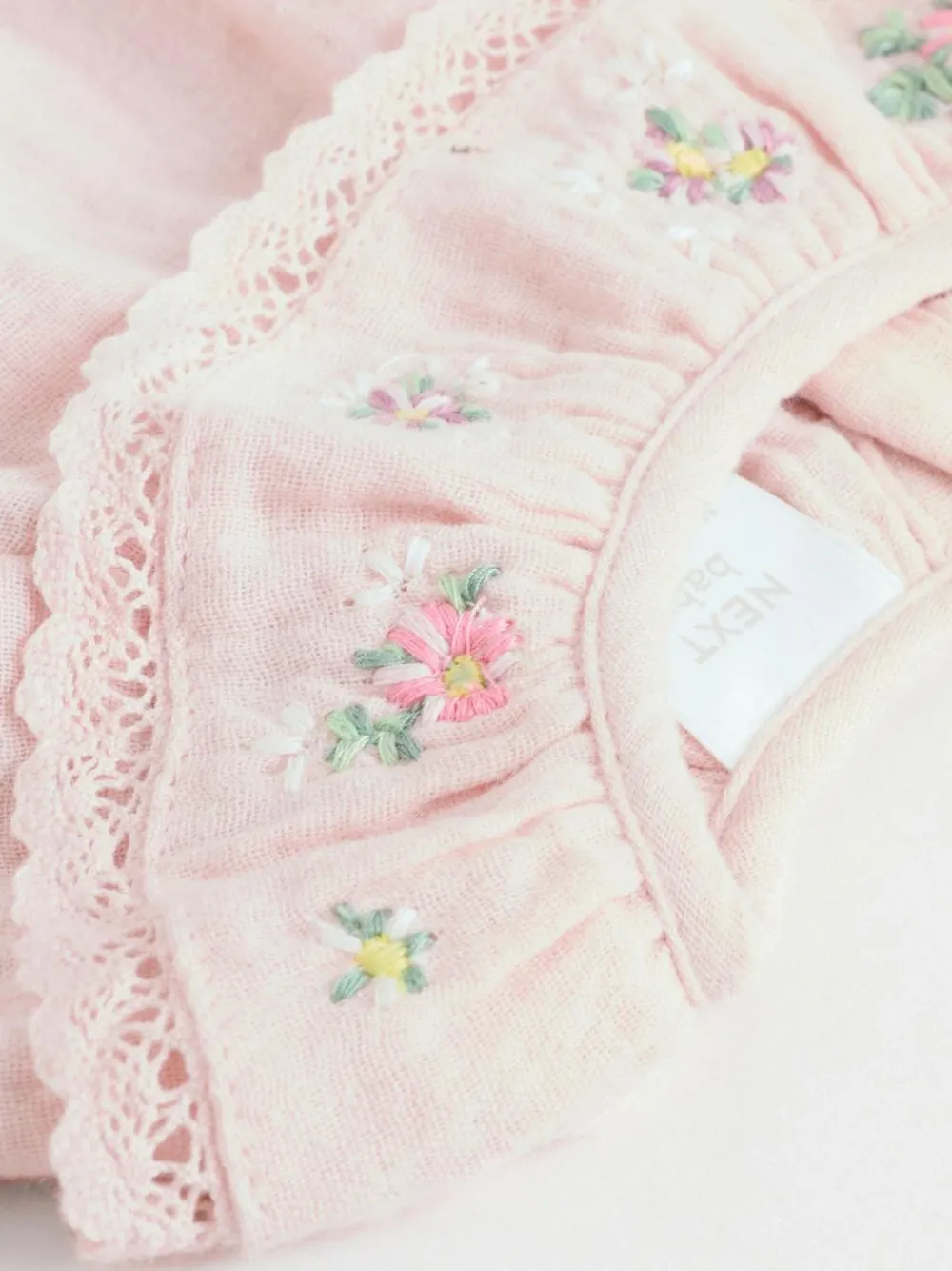 Next Rose Pink Long Sleeve Baby Top and Leggings 2 Piece Set (0mths-2yrs)