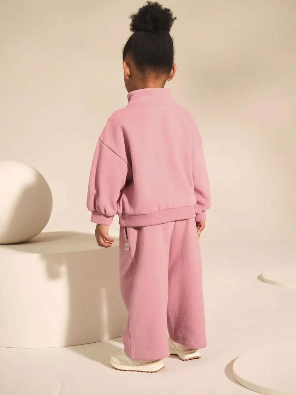 Next Rose Pink Quarter Zip Sweatshirt (3mths-7yrs)^ Sweatshirts & Hoodies|Sweatshirts & Hoodies
