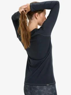 Clearance Roxy Black Climate Control Base Layer Top