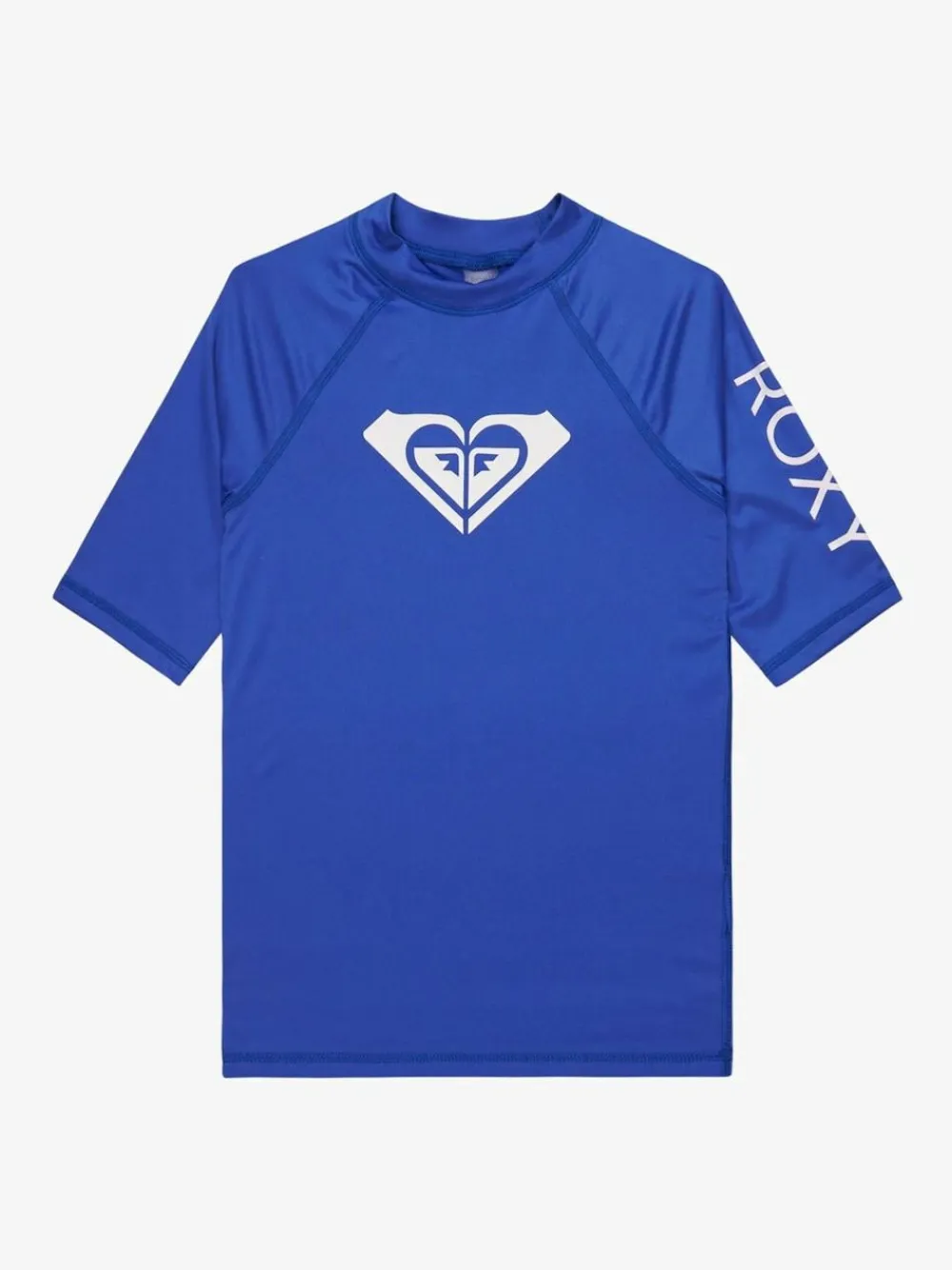 Roxy Girls Wholehearted Short Sleeve Logo Rash Vest^ Swimwear