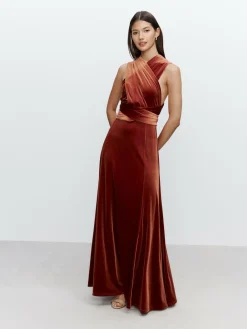 Next Bridesmaid Velvet Multiway Maxi Dress^Women Maxi Dresses