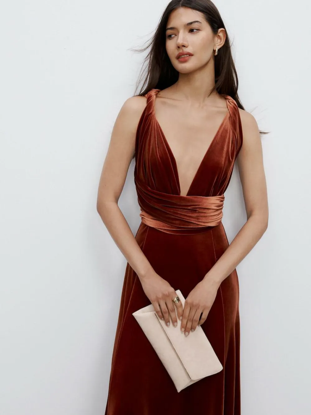 Next Bridesmaid Velvet Multiway Maxi Dress^Women Maxi Dresses