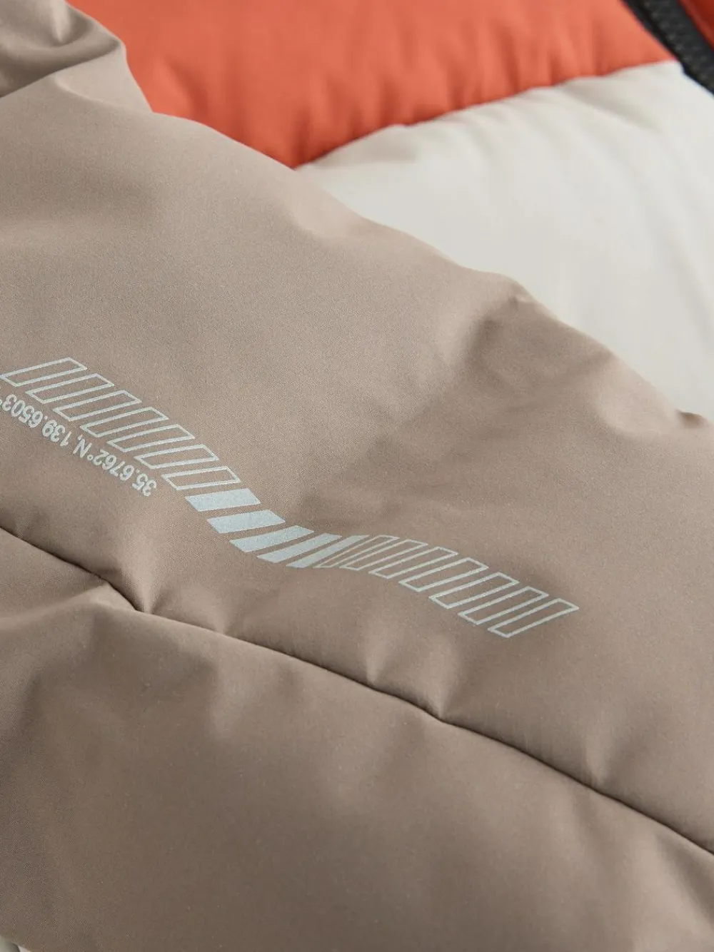 Sale Next Rust Brown Colourblock Shower Resistant Microfleece Lined Padded Coat (3-17yrs)