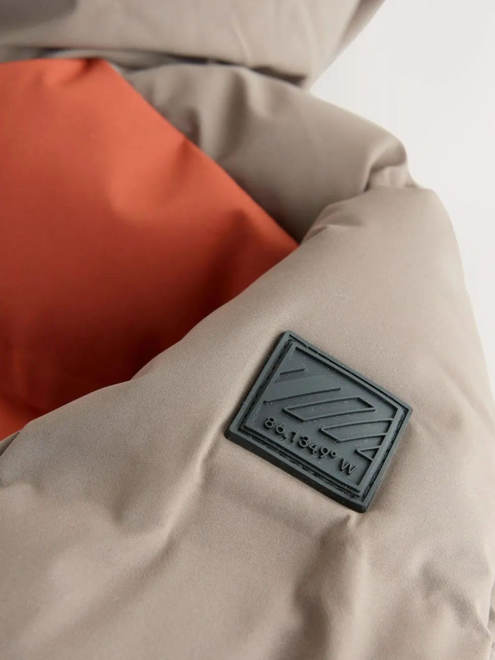 Sale Next Rust Brown Colourblock Shower Resistant Microfleece Lined Padded Coat (3-17yrs)