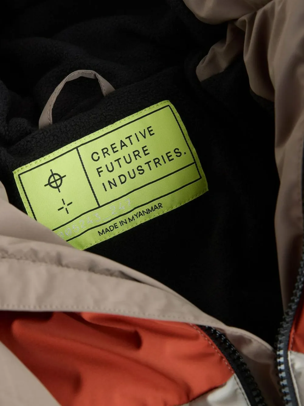 Sale Next Rust Brown Colourblock Shower Resistant Microfleece Lined Padded Coat (3-17yrs)