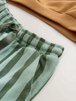 Sale Next Cool Vibes Printed Hoodie and Joggers Set (3mths-7yrs) Rust Brown