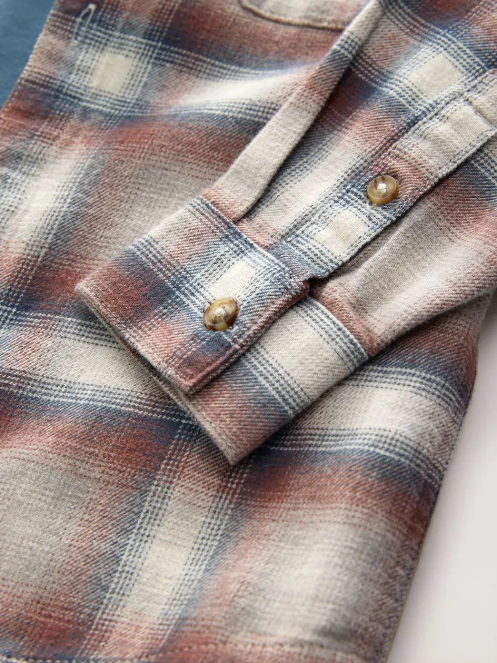 Best Next Long Sleeve Check Shirt and T-Shirt Set 2 Piece (3-16yrs) Rust Brown