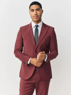 Next Slim Fit Slim Fit Motion Flex Wool Blend Suit Jacket^ Blazers & Formal Jackets|Suits & Tuxedos