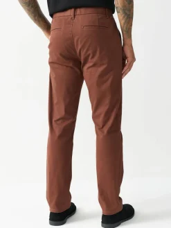 Clearance Next Rust Brown Slim Fit Stretch Chinos Trousers