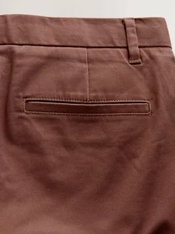 Clearance Next Rust Brown Slim Fit Stretch Chinos Trousers