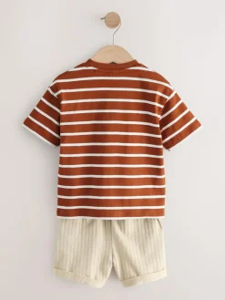 Next Short Sleeve T-Shirt and Shorts Set (3mths-7yrs)^BOY Sets & Outfits|Sweatshirts & Hoodies