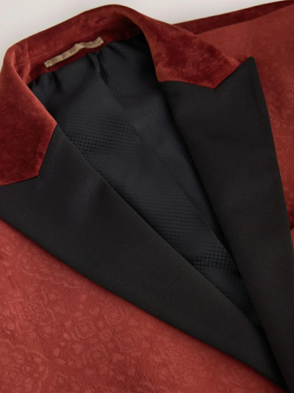 Next Slim Fit Patterned Velvet Blazer^ Occasionwear|Blazers & Formal Jackets