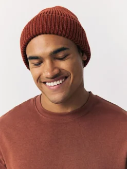 Outlet Next Rust Orange Beanie Hat