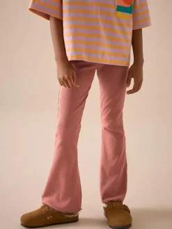 Next Rust Pink 1 Pack Rib Flare Leggings (3-16yrs)^ Pants & Leggings|Pants & Leggings