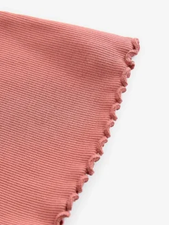 Next Rust Pink 1 Pack Rib Flare Leggings (3-16yrs)^ Pants & Leggings|Pants & Leggings