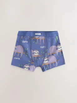Discount Next Soft Waistband Trunks 5 Pack (1.5-16yrs) Safari Animals