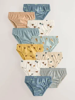 Next Briefs 10 Pack (1.5-10yrs) Safari Print