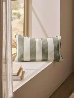 Next 50 x 30cm Chenille Stripe Cushion^ Cushions & Throws