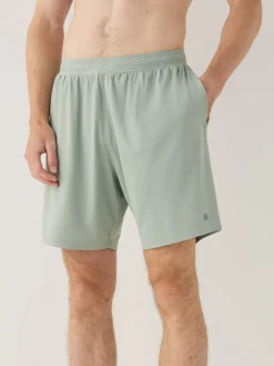 Best Next Active Gym Textured Training Shorts Sage Green